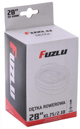 Dętka do opon do roweru rowerowa 28x1,75/2,10 (28x1 1/2 W) Fuzlu DV 48mm