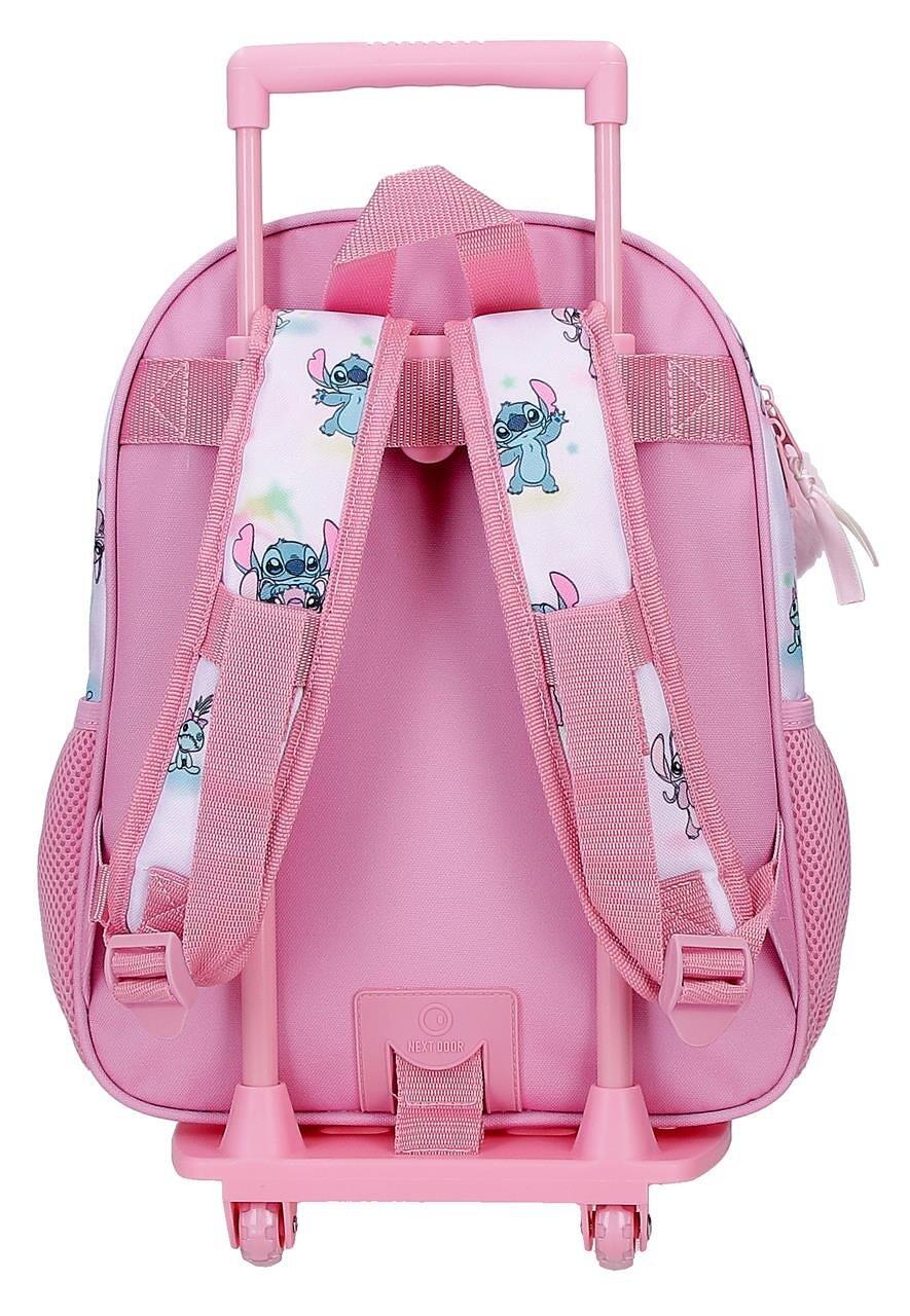 Mochila escolar con carro Stitch You & Me 33 cm Malva 2/5
