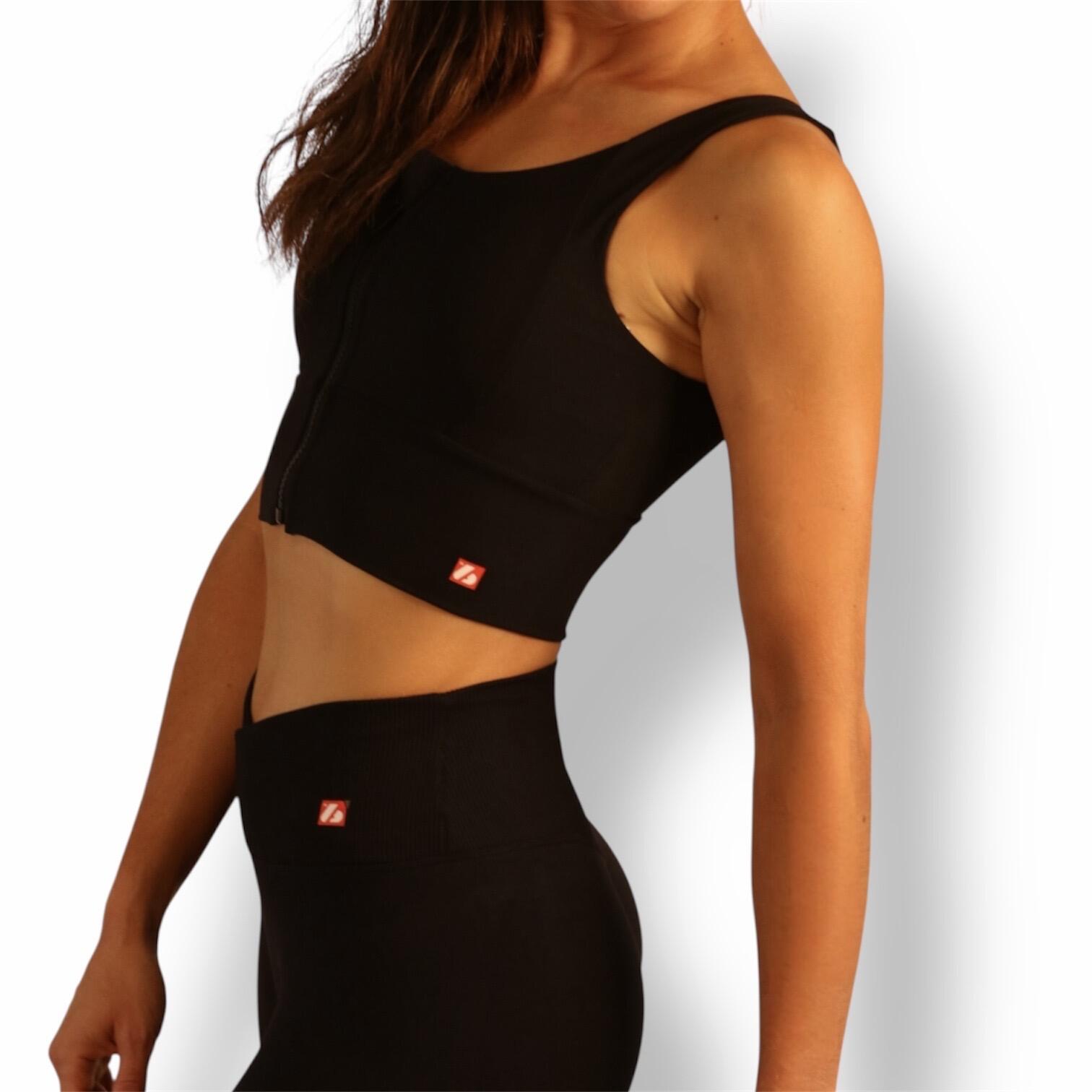 AT-012 TOP Sport - Sujetador deportivo, Negro 3/3