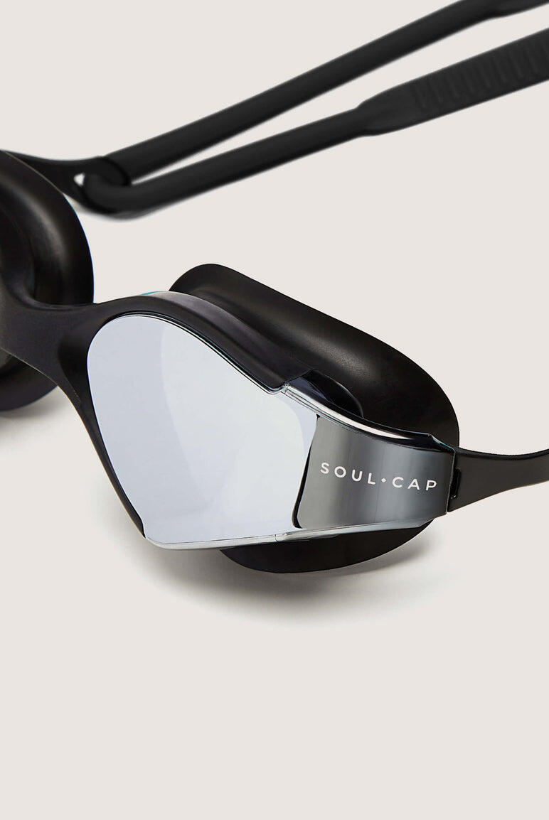 Óculos de natação Soul Cap Jackson Mirrored - Preto 3/7