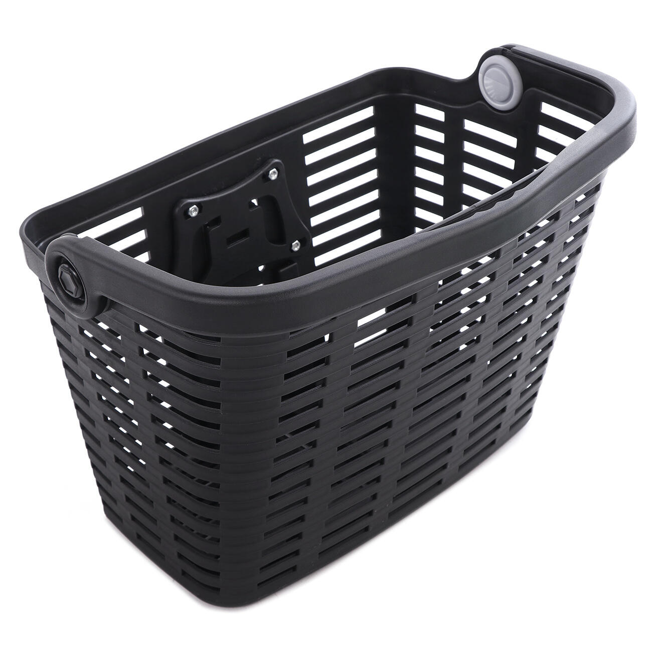 Wozinsky kosz na rower plastikowy duży - czarny 5/7