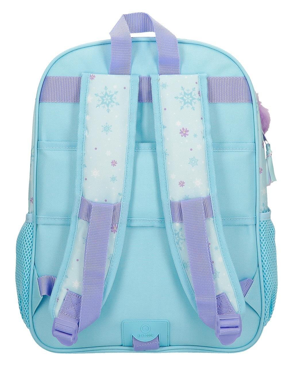 Mochila escolar adaptable a carro Frozen in this together 40 cm Lila 2/5