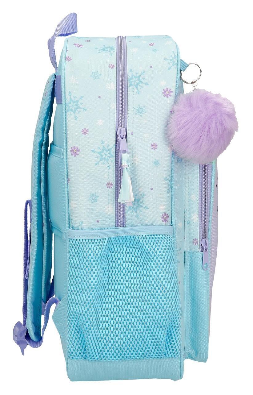 Mochila escolar adaptable a carro Frozen in this together 40 cm Lila 4/5