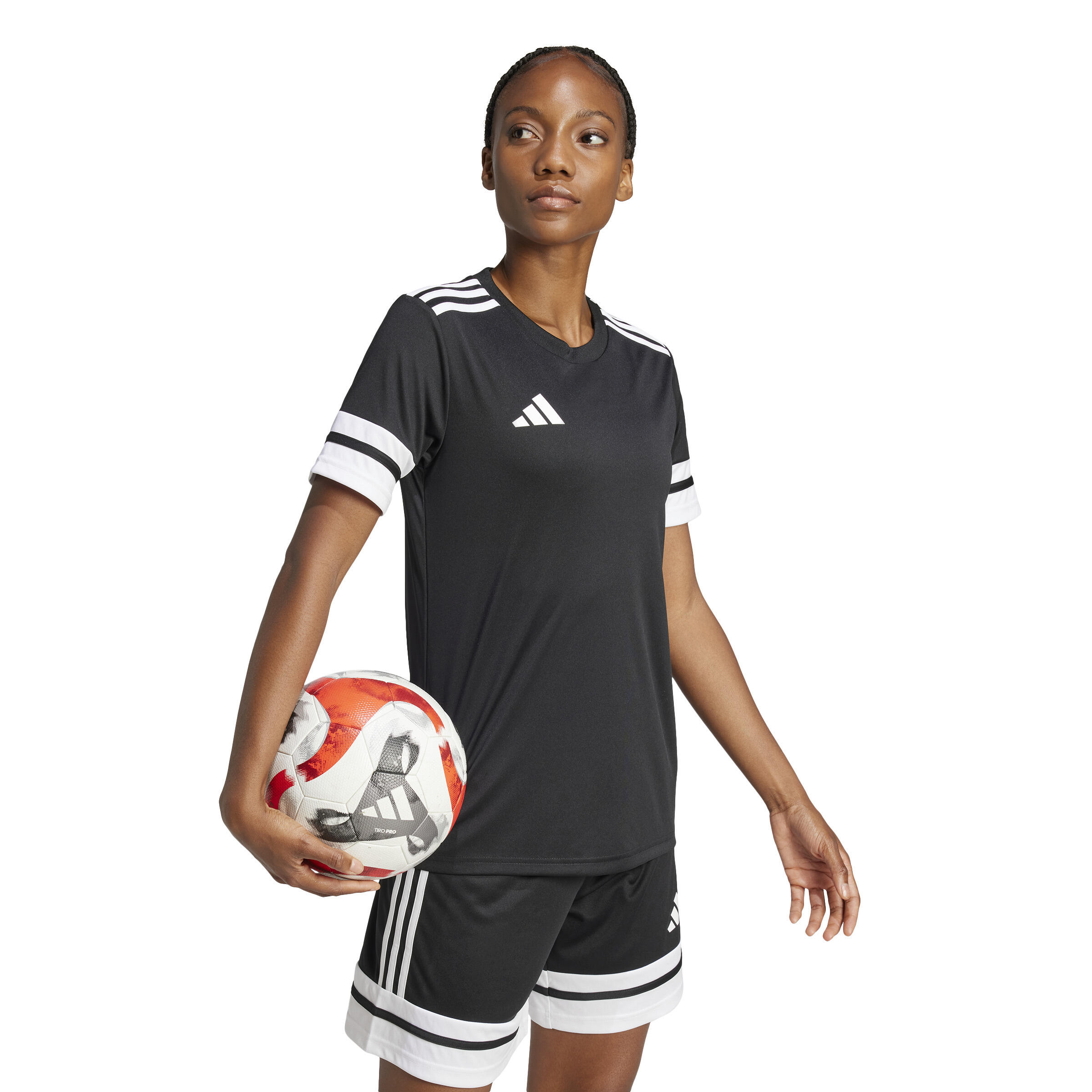 Maillot de Football Femme ADIDAS SQUADRA 25 Noir/Blanc XXL 3/9