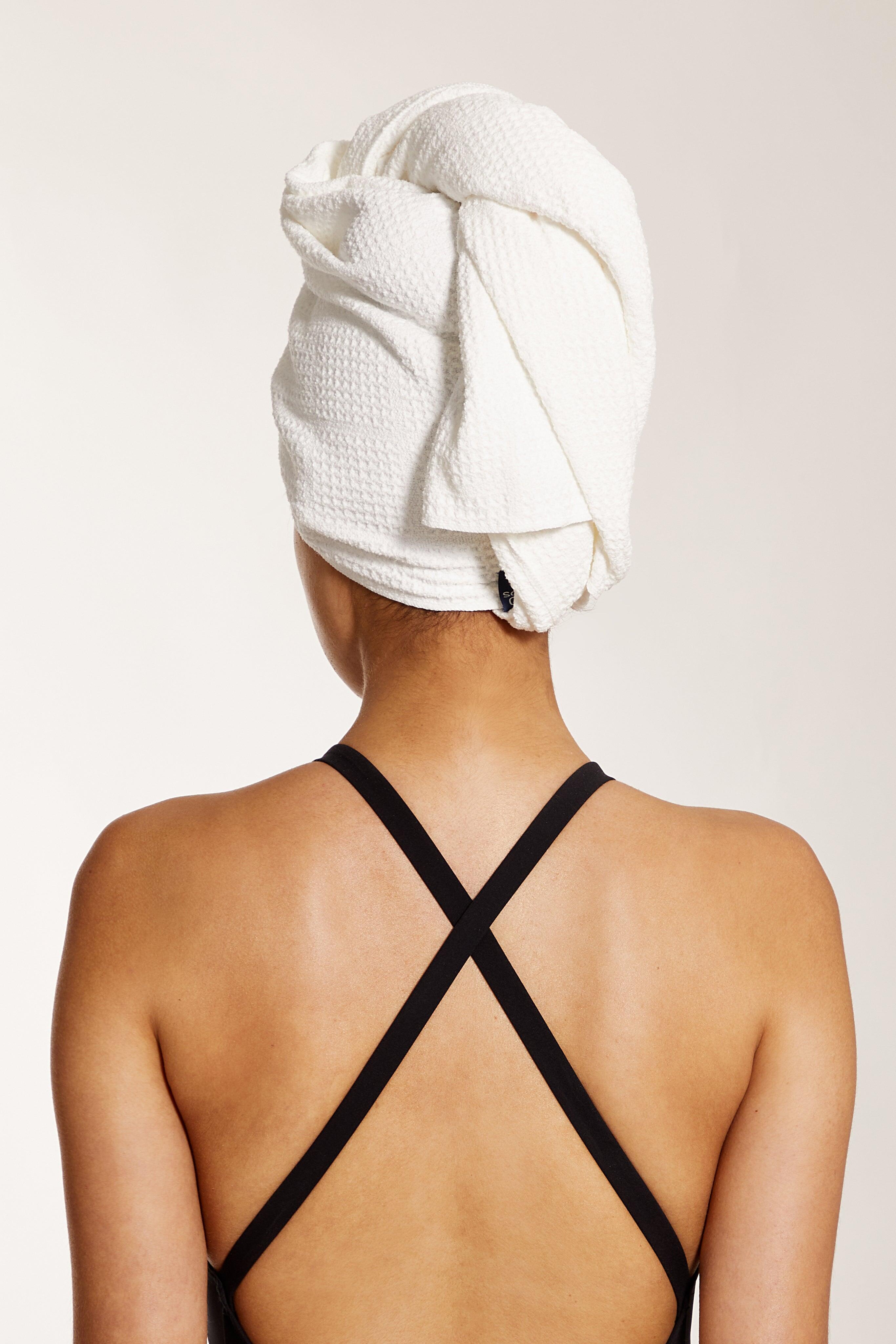 Serviette cheveux Soul Cap Swim - Blanche 2/6