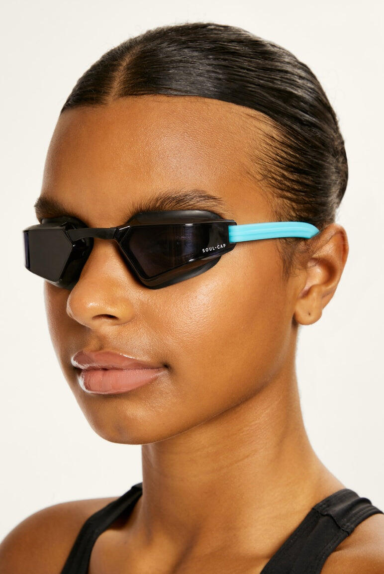 Soul Cap Kellerman 2.0 Schwimmbrille - Türkis, Dunkle Gläser 5/5