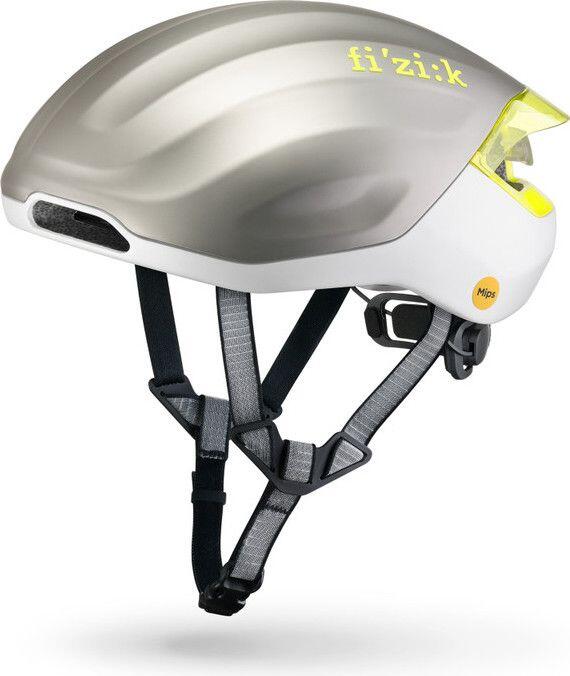 Kudo Aero Helmet + Light silber M 3/7