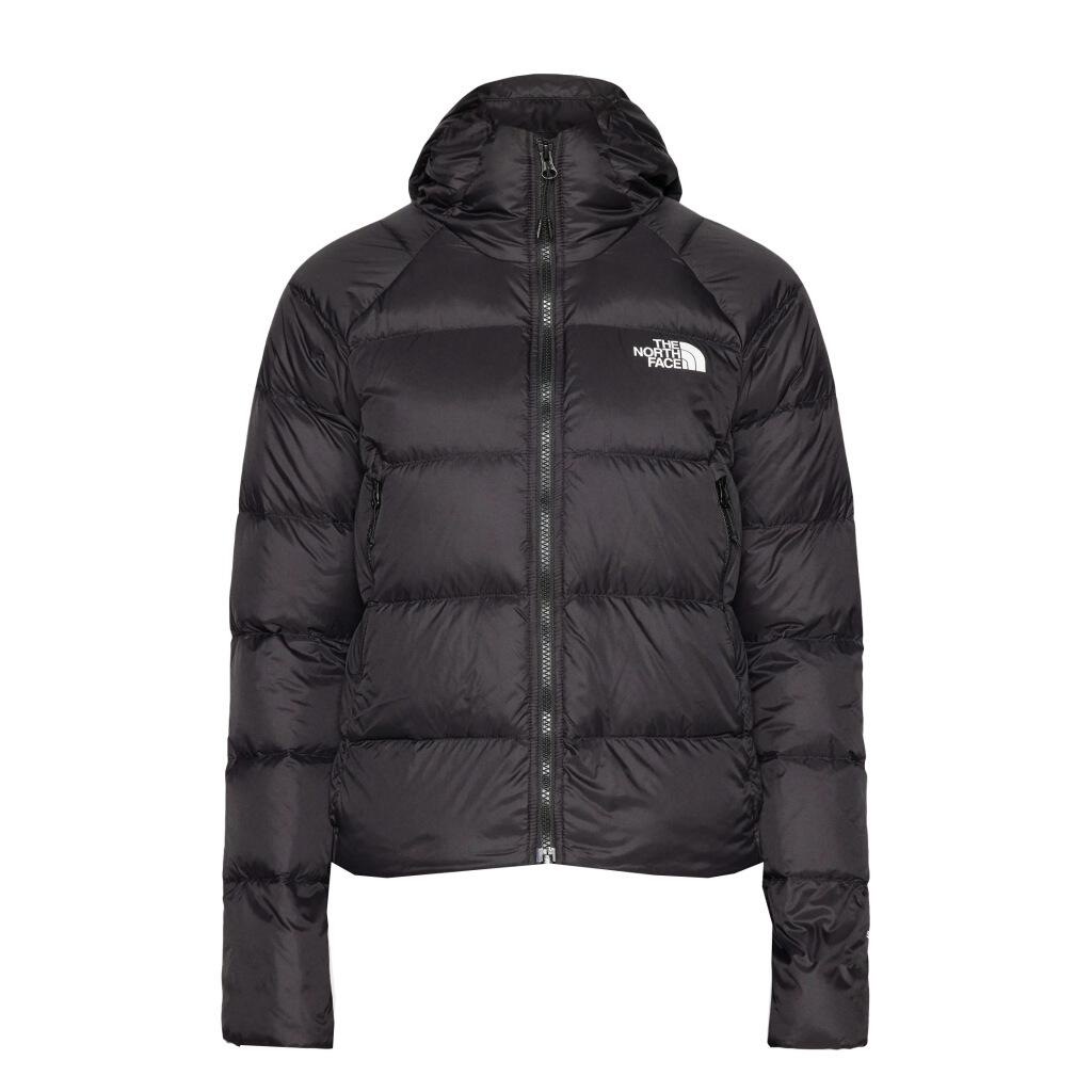 WOMEN'S down jacket W HYALITE DOWN HOODIE BLACK