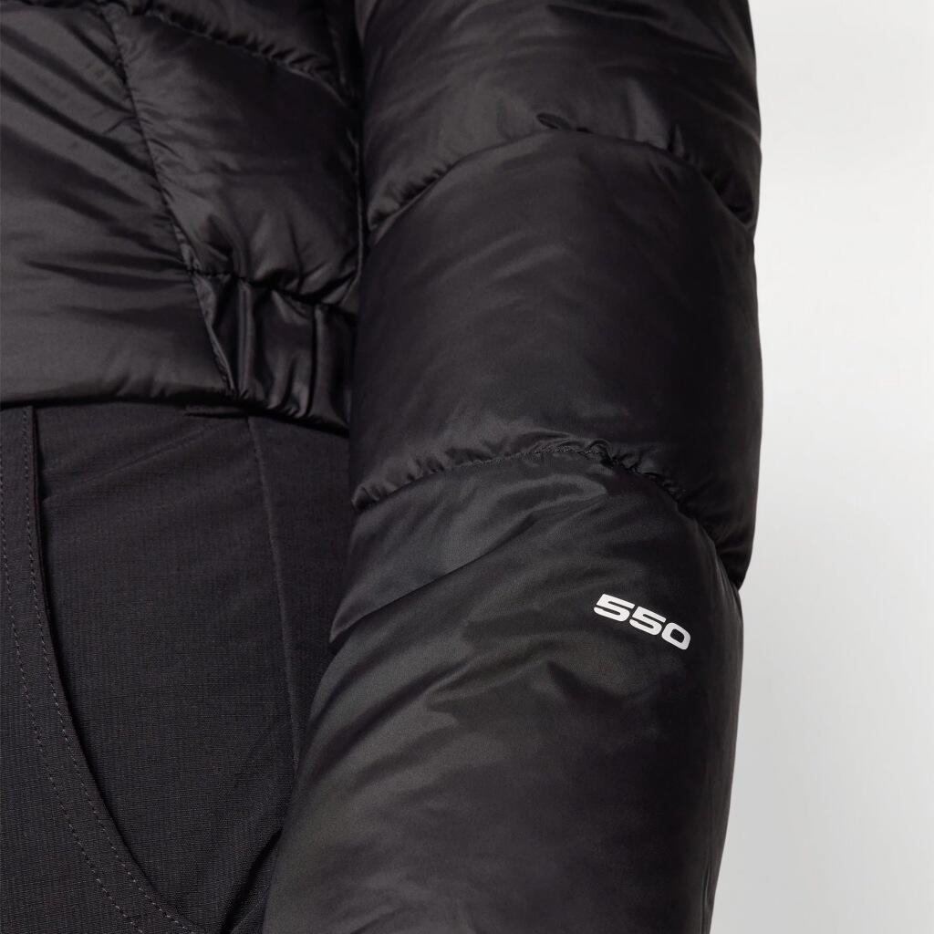 Giubbotti e Cappotti Donna W HYALITE DOWN HOODIE Nero 4/4