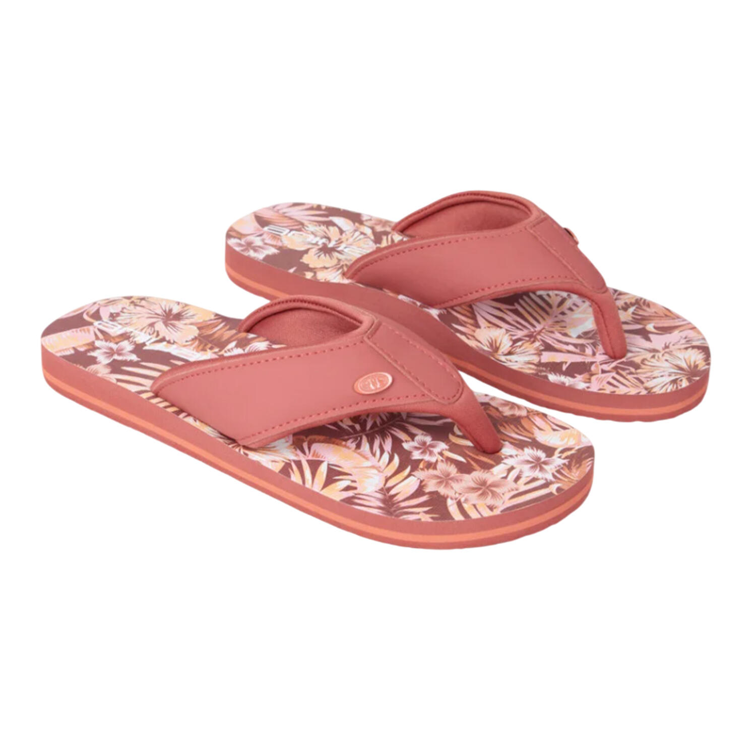 Animal Womens/Ladies Leaf Print Recycled Flip Flops