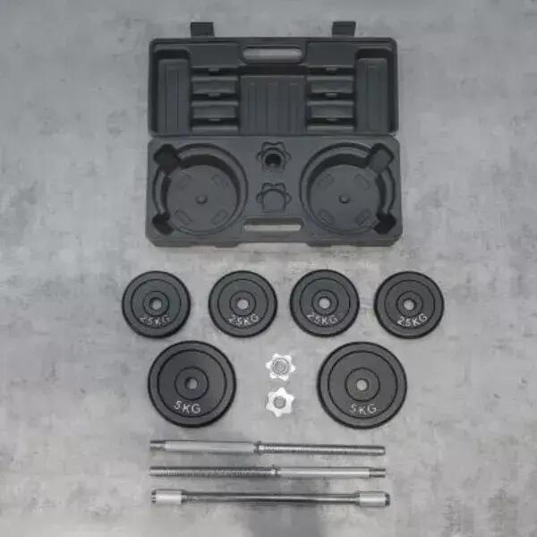 ITM Fitness 25kg  Barbell Set with 150cm Chrome Bar & Carry Case 7/7