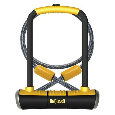 Antidiefstal u onguard pitbull dt-115mmx230mmx14mm+120cmx10mm