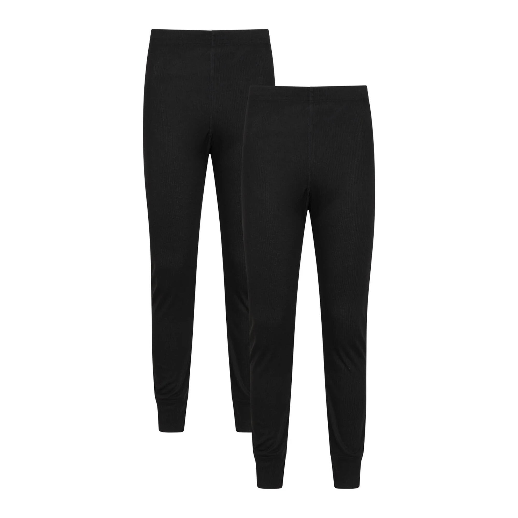 Mountain Warehouse Mens Talus Base Layer Bottoms (Pack of 2)