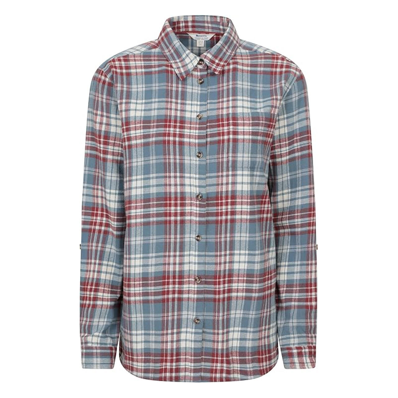 Mountain Warehouse Womens/Ladies Balsam Brushed Flannel Longline Shirt