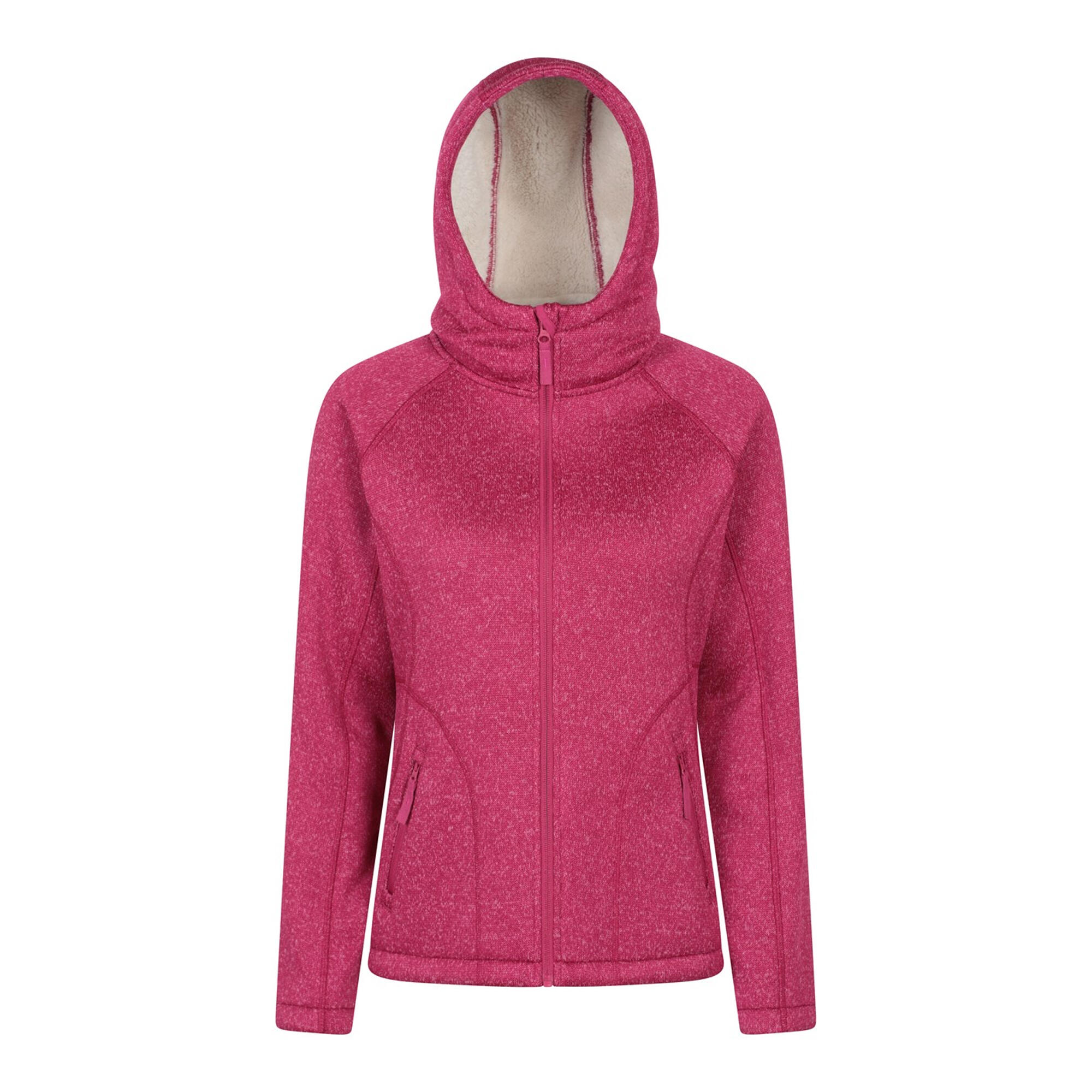 Mountain Warehouse Womens/Ladies Nevis Faux Fur Lined Full Zip Hoodie