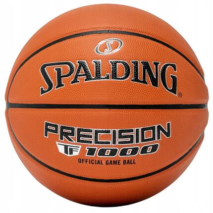 Ballon de basketball Spalding TF-1000 Precision Logo FIBA orange taille 7