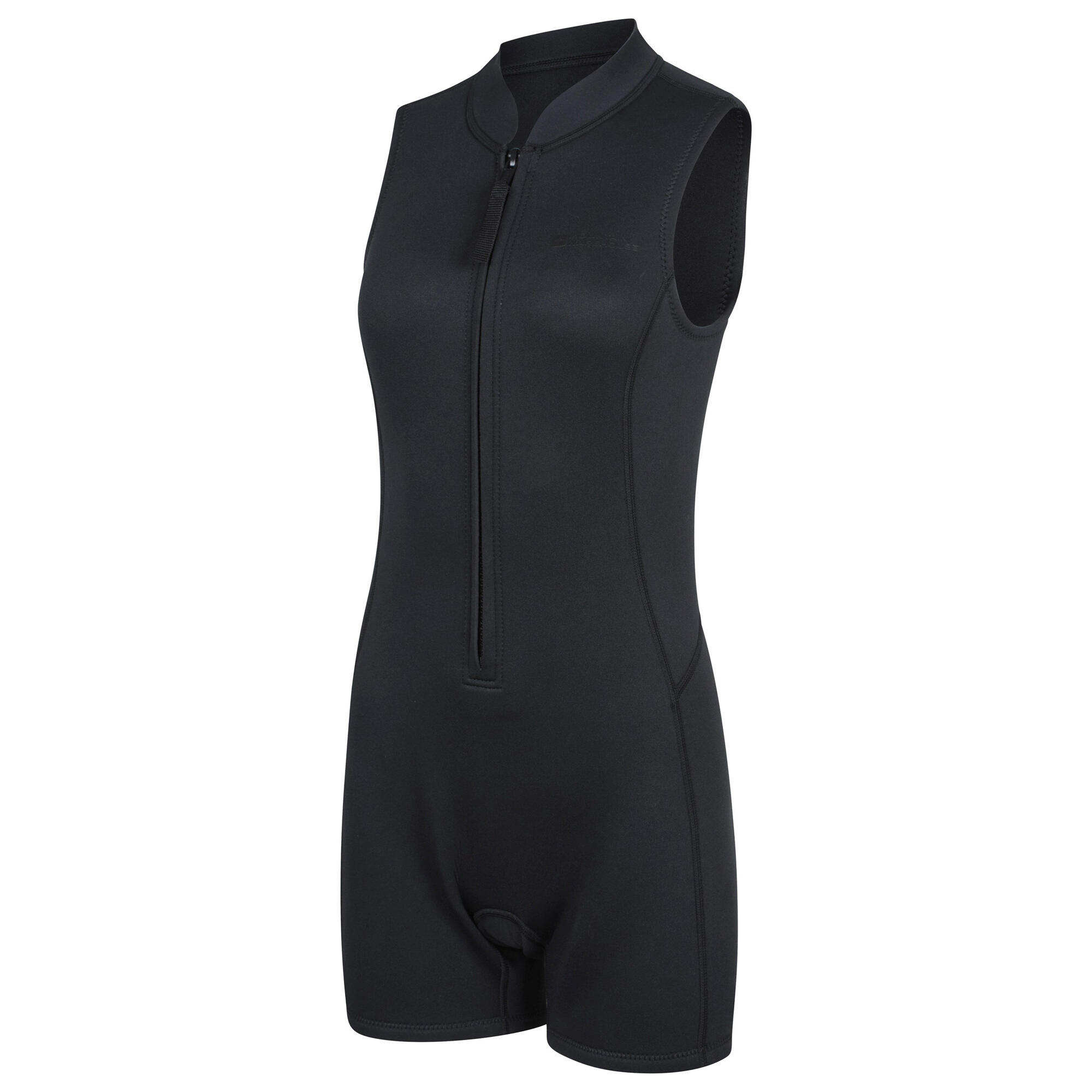 Combinaison De Plongée Sans Manches SHORTY Femme (Noir Vif) 3/3