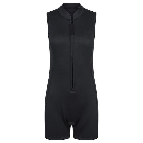 Combinaison De Plongée Sans Manches SHORTY Femme (Noir Vif)