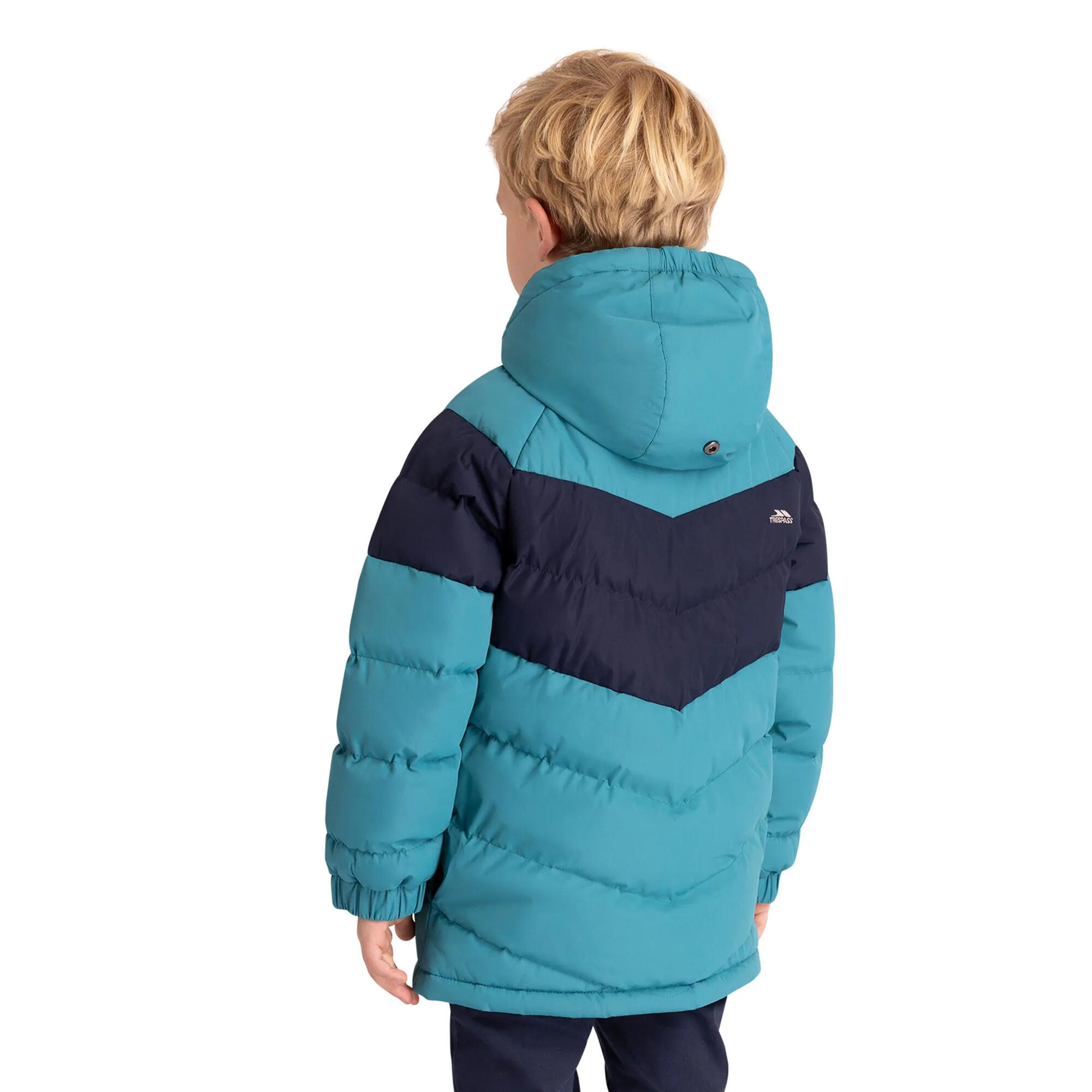 "Aldery" Steppjacke für Kinder Helles Aquamarin 3/5