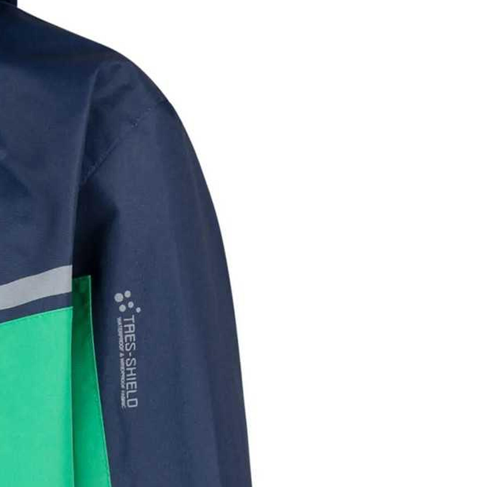 Chaqueta Impermeable Submerged Niños Trébol, Marino 4/5