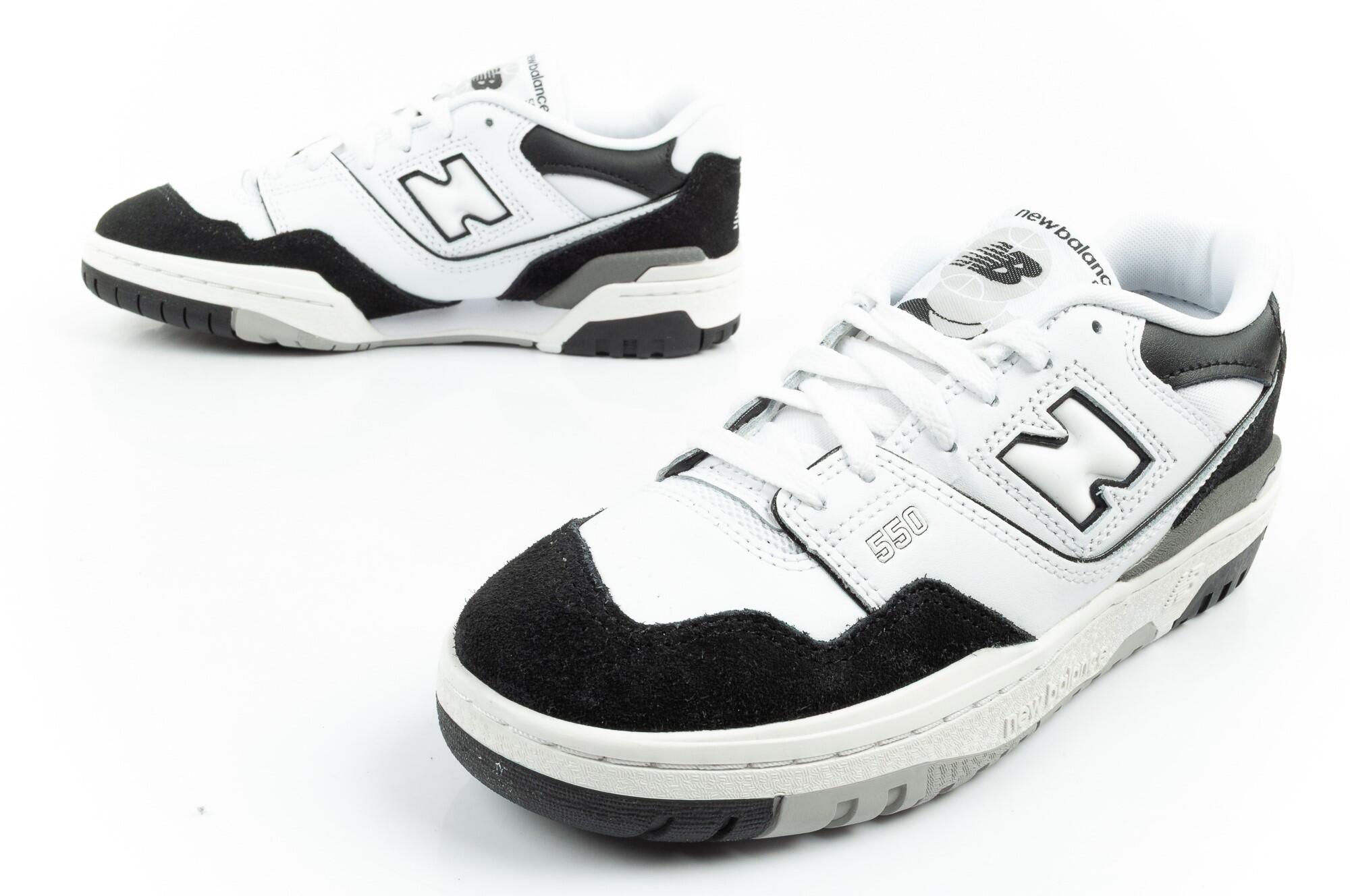 New Balance 550 White Black Rain Cloud (GS) 5/7
