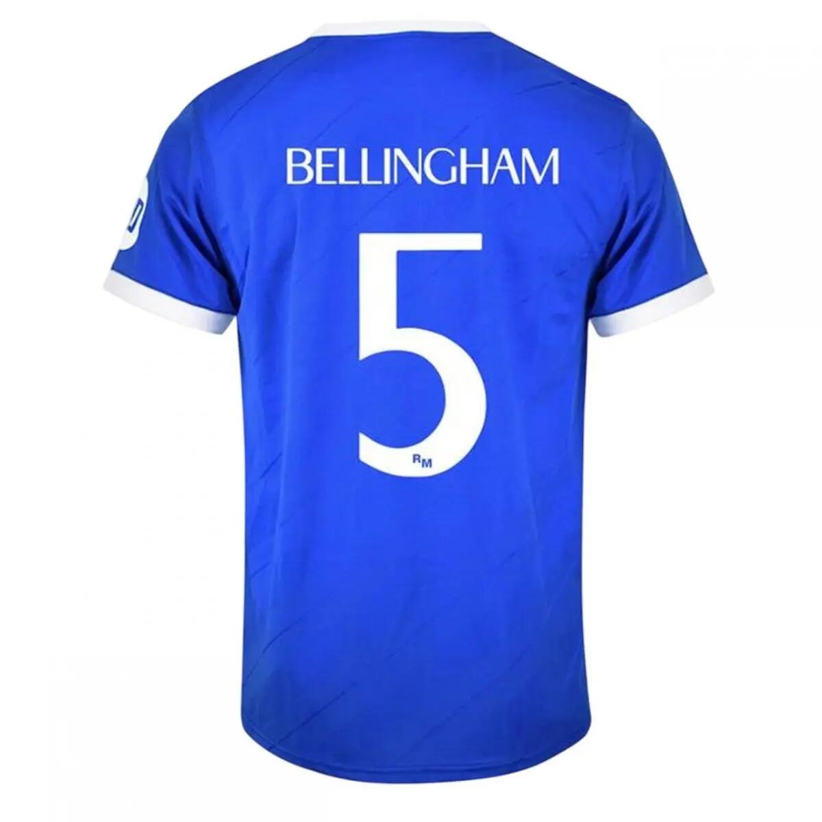 Real Madryt Bellingham komplet koszulka spodenki junior box niebieski 2/5