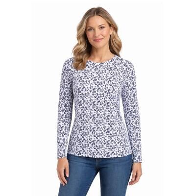 Dames lottie top (koel blauw)