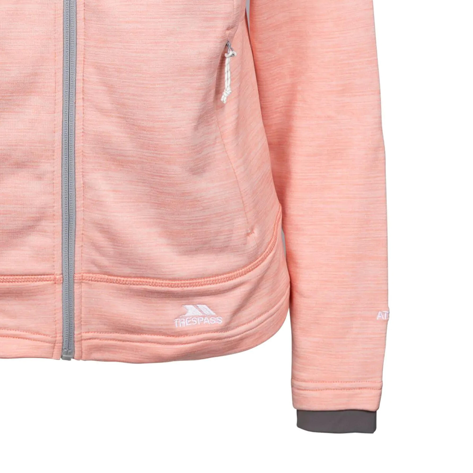 Womens/Ladies AT200 Fleece Jacket (Pink Shell) 3/5