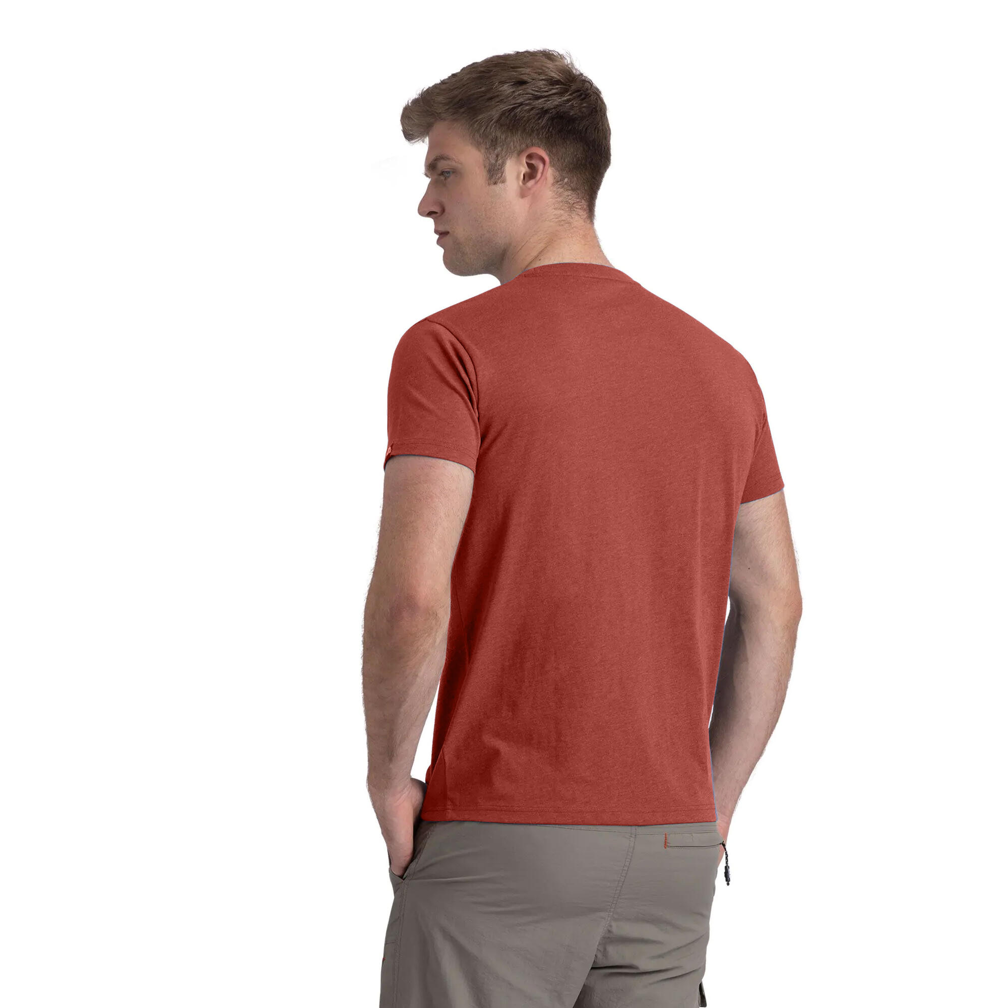 Mens Kooten TShirt (Burnt Sienna Marl) 3/5