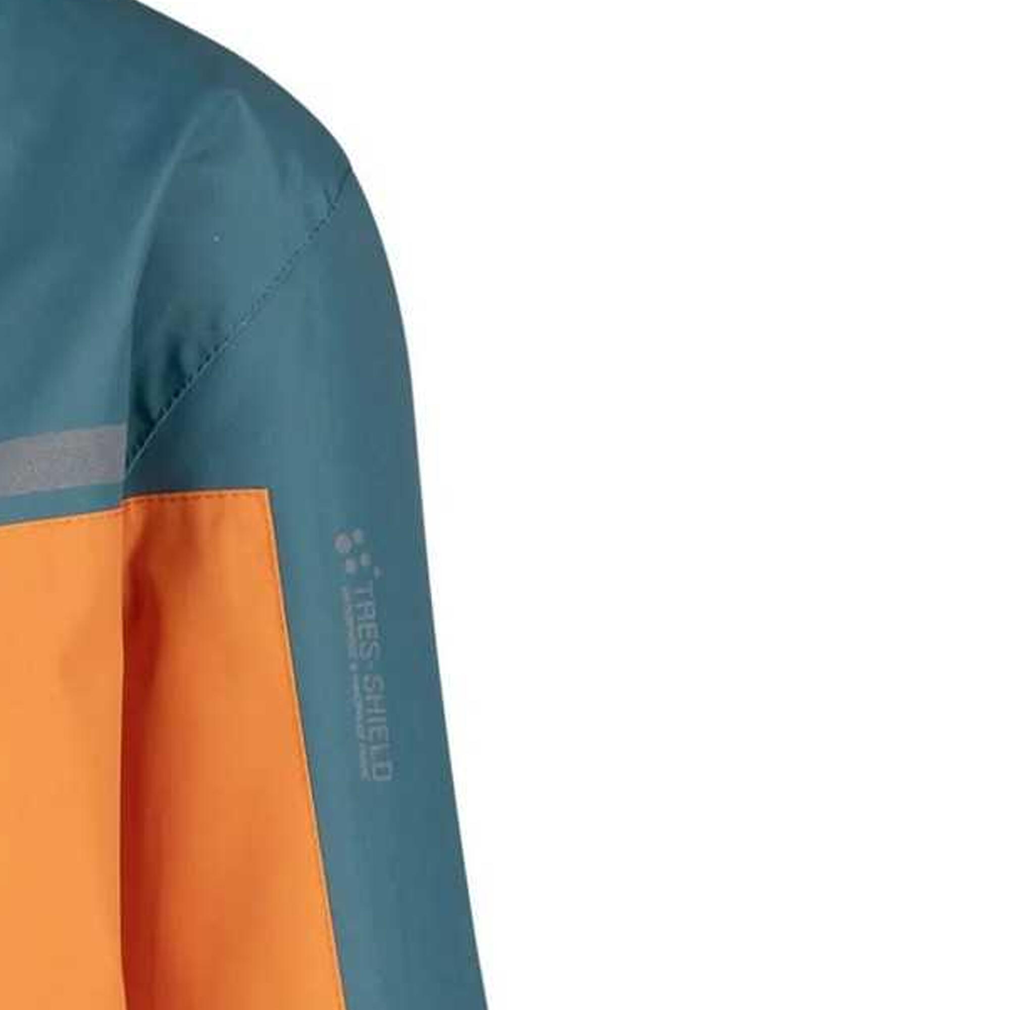 Boys Submerged Waterproof Jacket (Pumpkin Orange/Spruce) 4/6