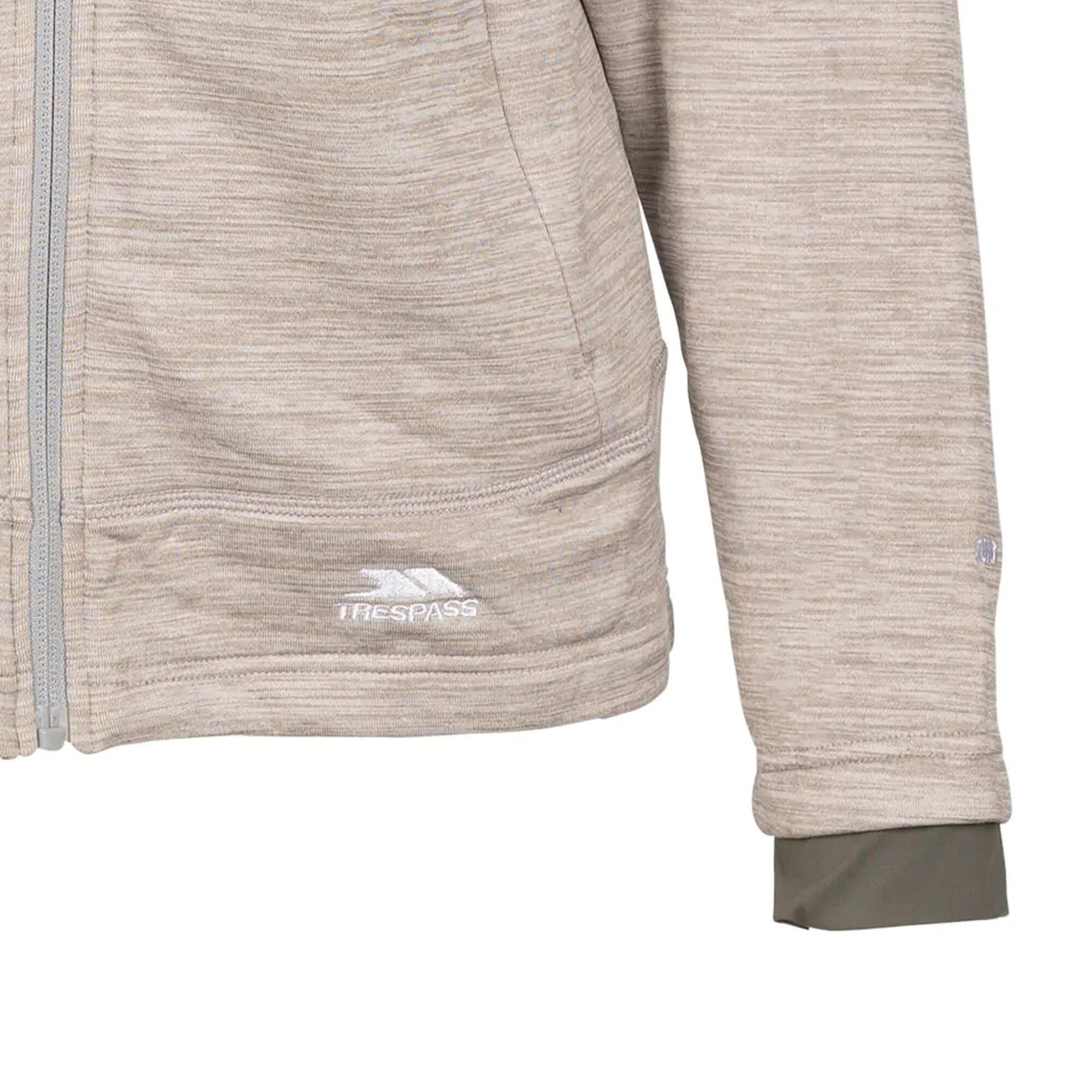 Womens/Ladies AT200 Fleece Jacket (Platinum) 4/5