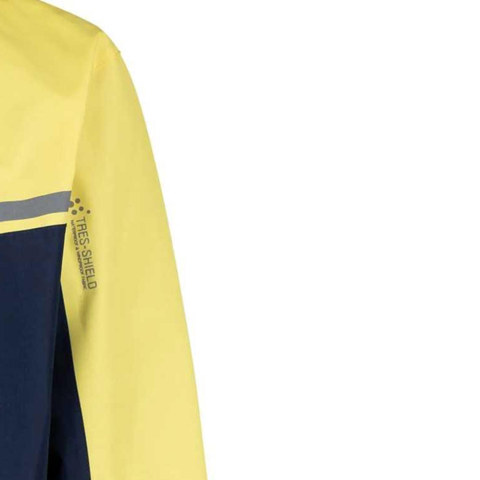 Chaqueta Impermeable Submerged Niños Marino, Amarillo 4/5