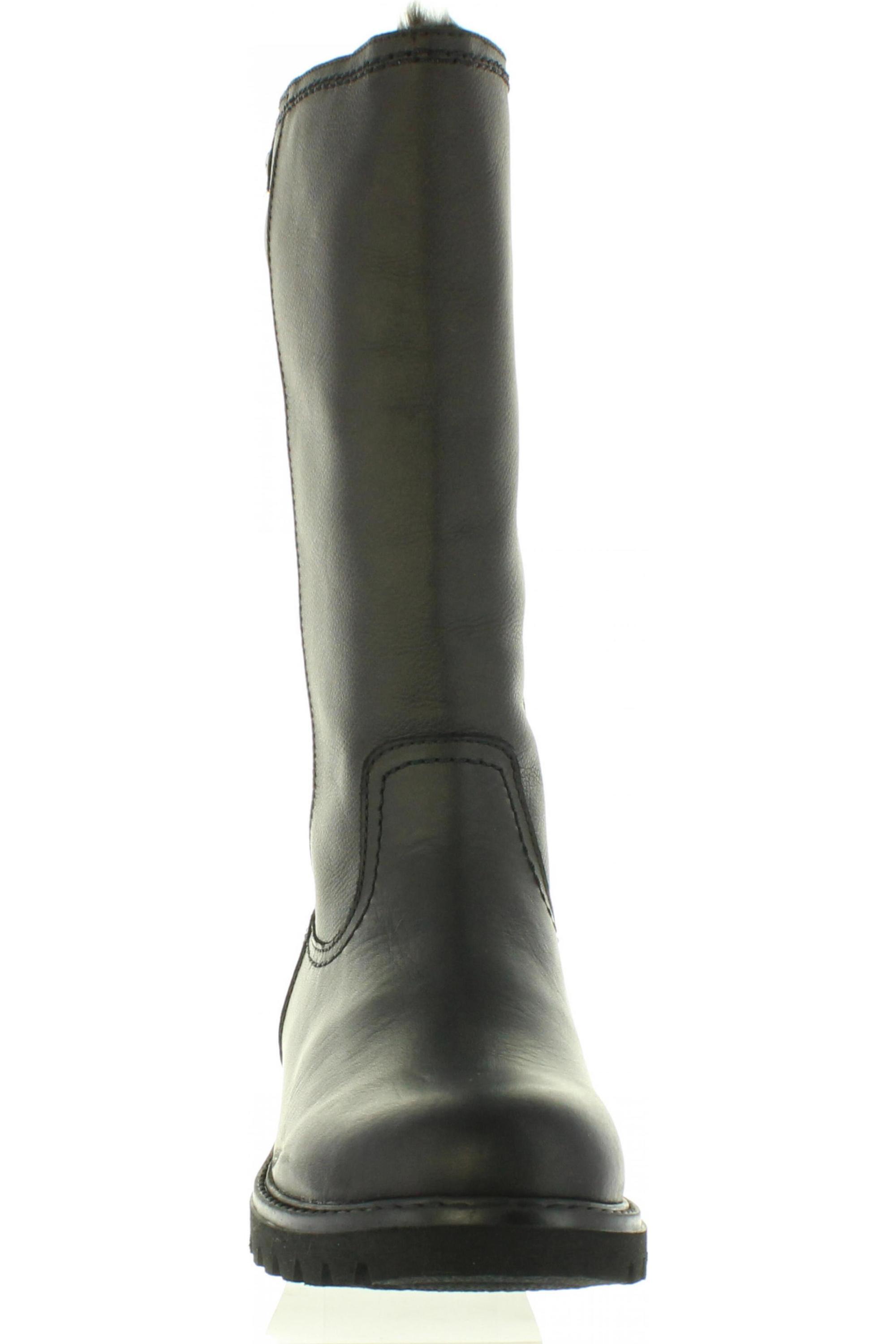 Y Elegante BOTTE Alta FEMME Panama Jack Bambina B60 CUIR Nega 3/7