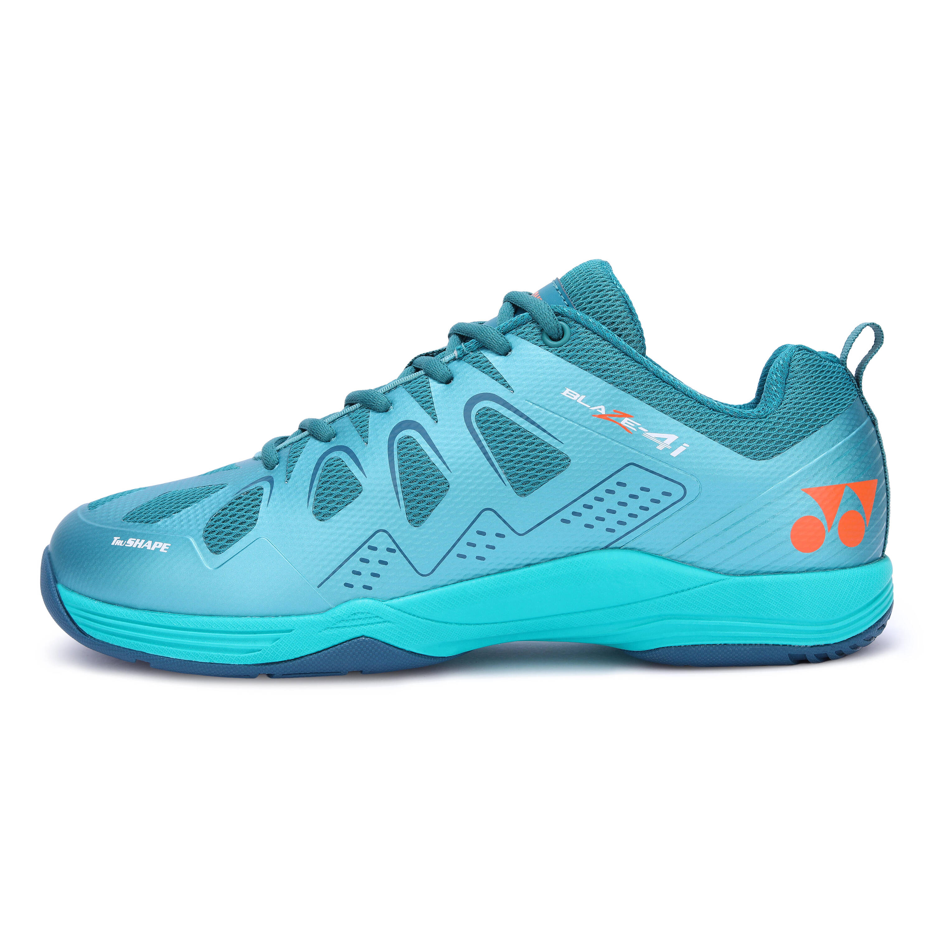 YONEX Badminton Shoes Blaze 4i | Green Orange -  3