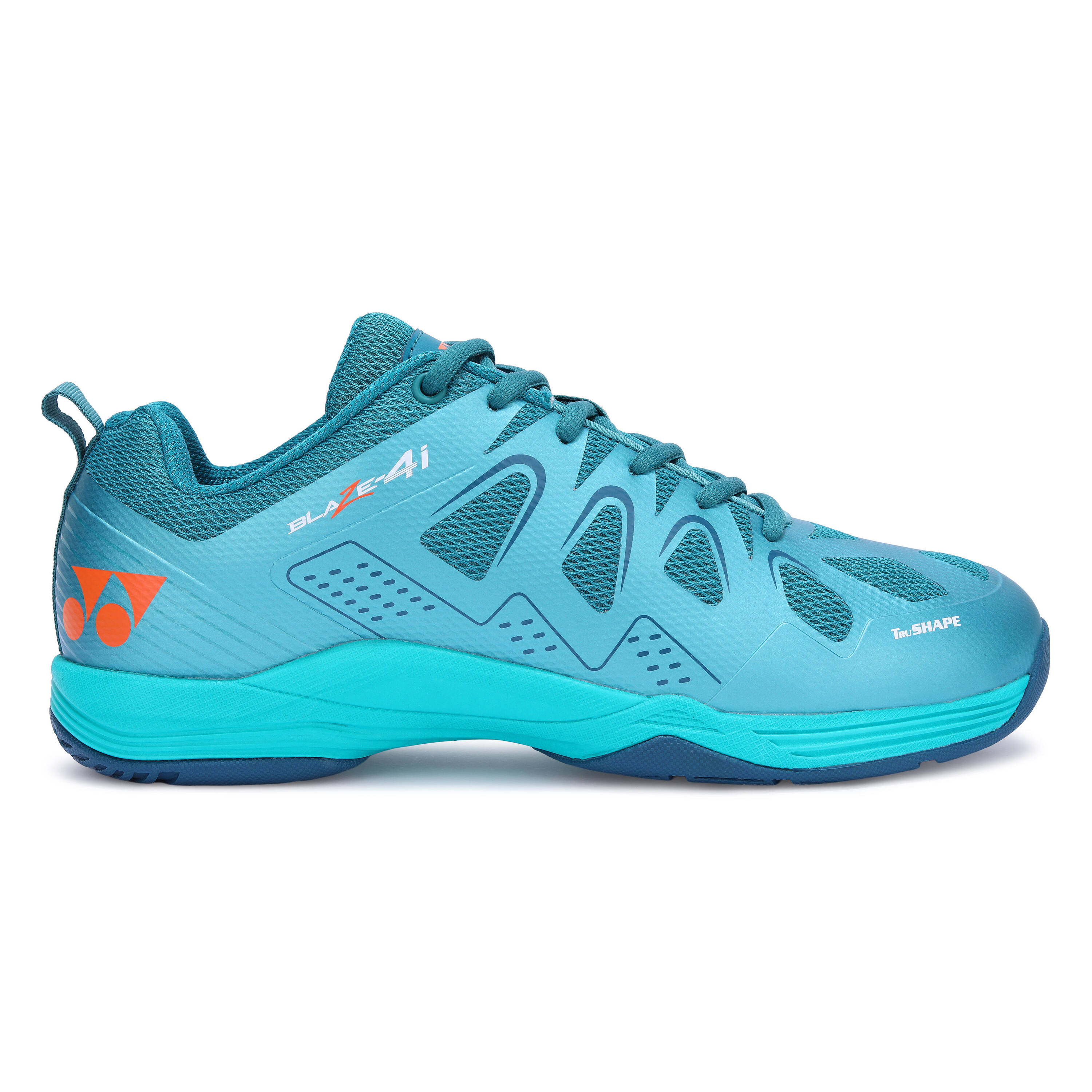 YONEX Badminton Shoes Blaze 4i | Green Orange -  2