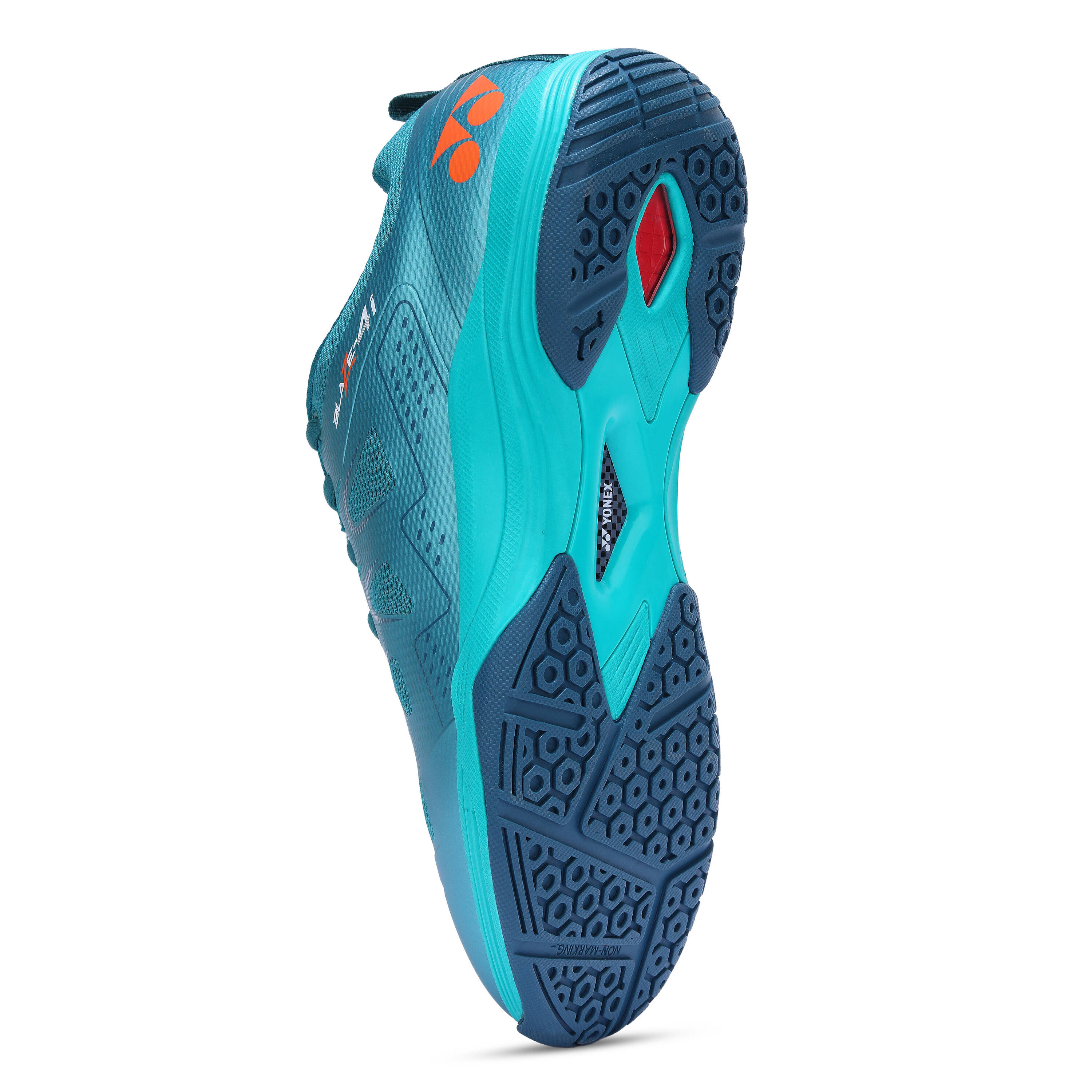 YONEX Badminton Shoes Blaze 4i | Green Orange -  5