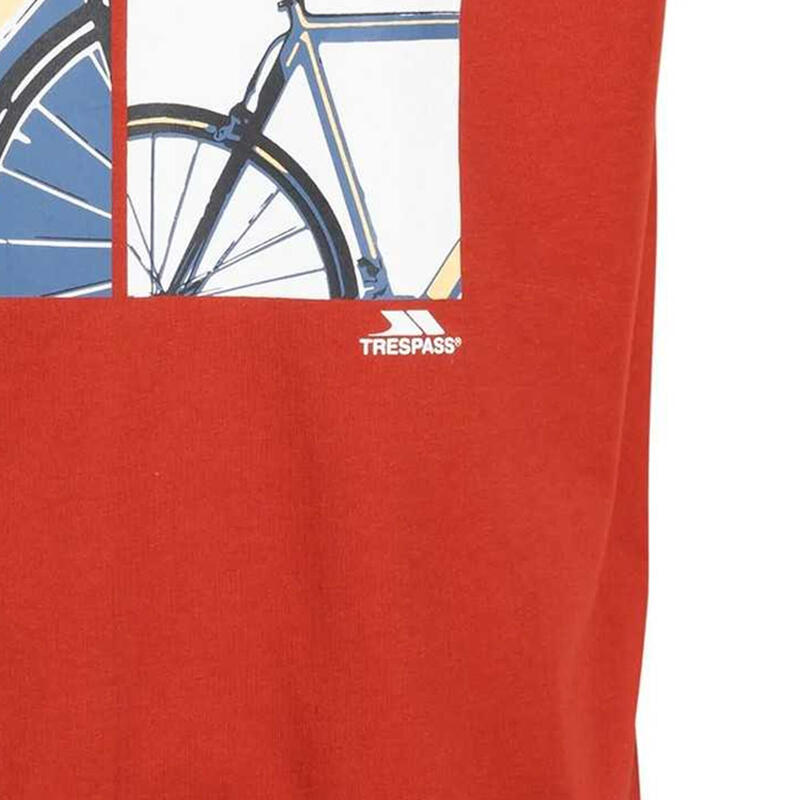 Tricou Drumeții În Natură Trespass Chowder Bicicletă Bărbați