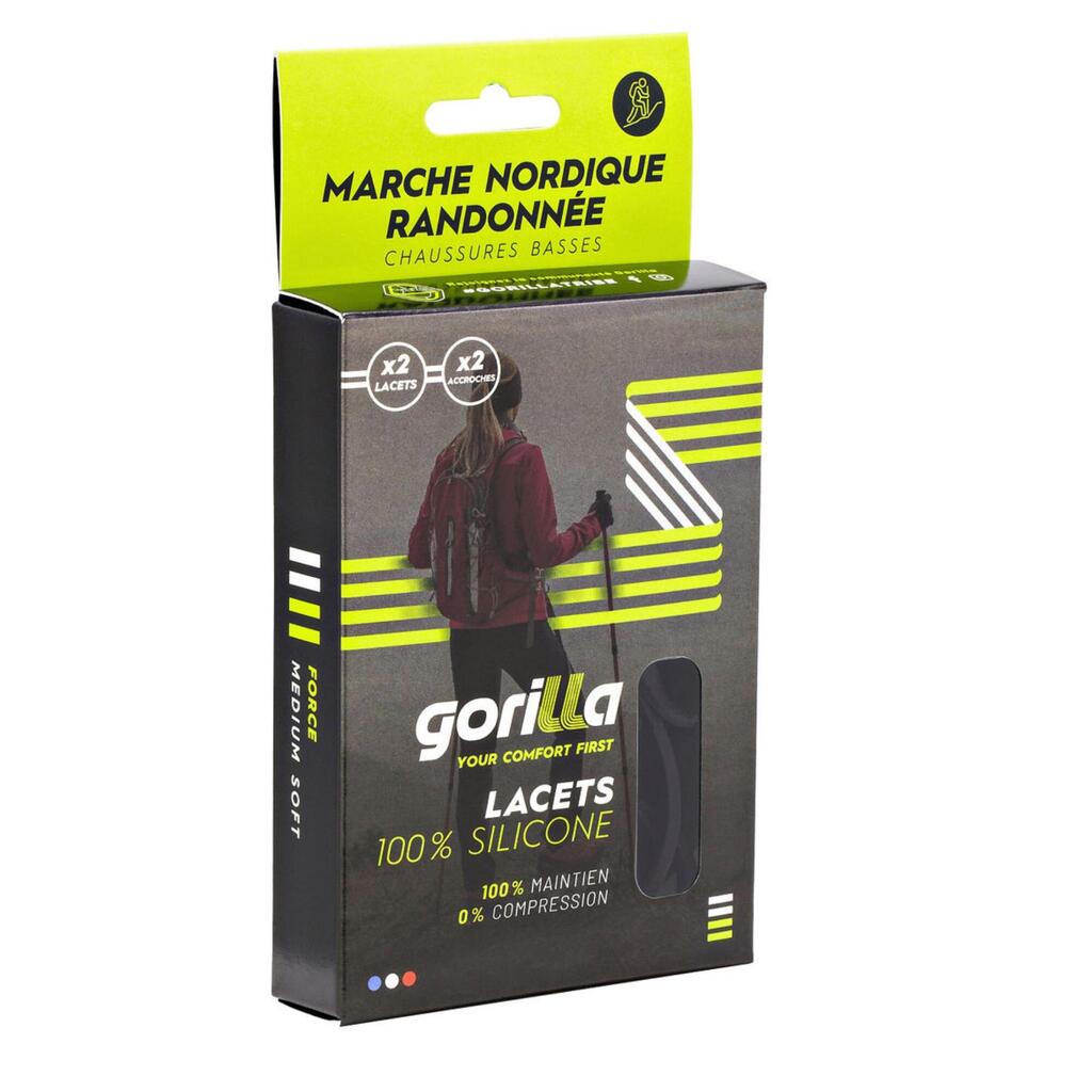 Silicone elastic hiking laces Gorilla