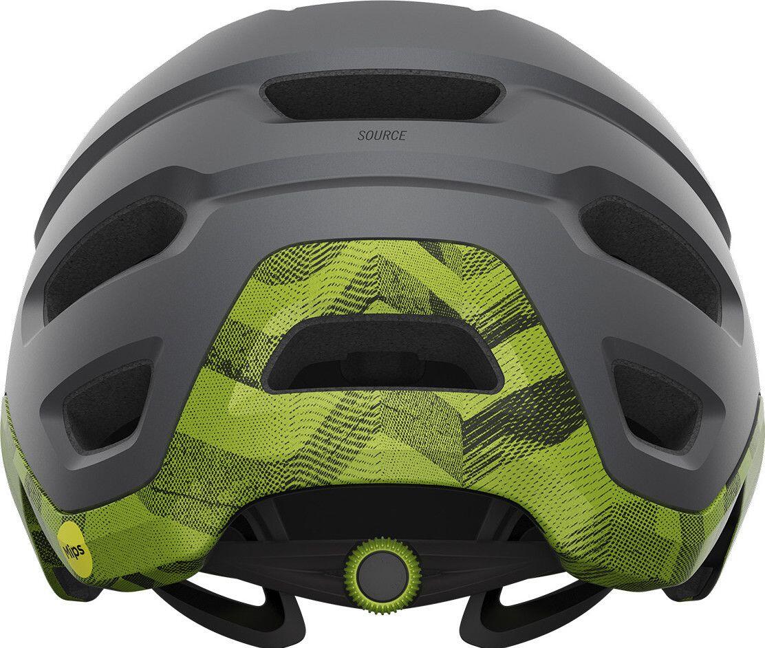 Casco All-Mountain Giro Source MIPS Grigio Verde 3/4