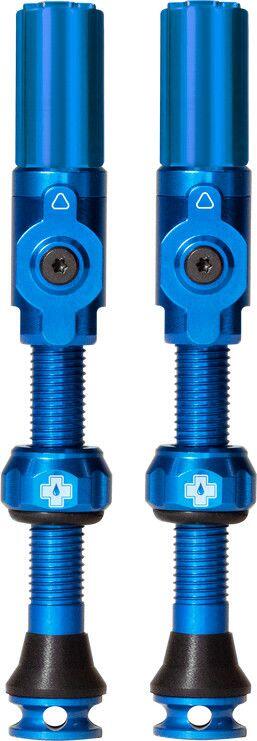 Tubeless Valves Big Bore Hybrid 75mm Blue 3/3