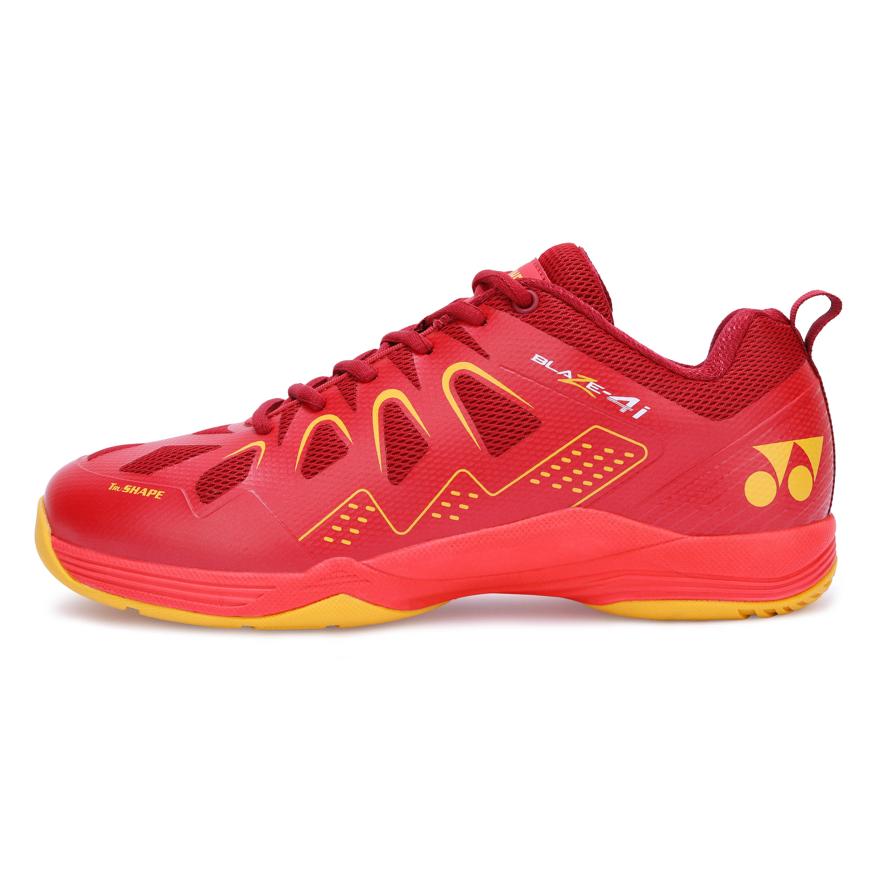 YONEX Badminton Shoes Blaze 4i | Red Yellow -  3