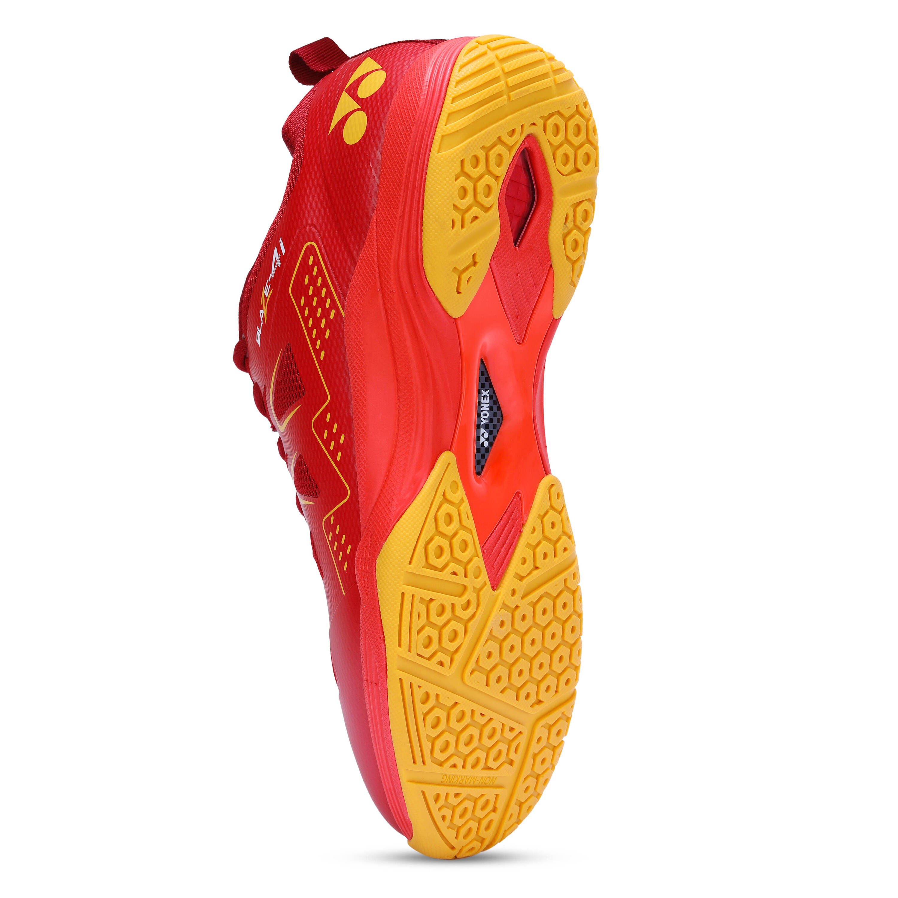 YONEX Badminton Shoes Blaze 4i | Red Yellow -  5