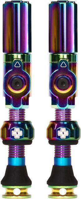 Tubeless Valves Big Bore Hybrid 60mm Iridescent 2/3