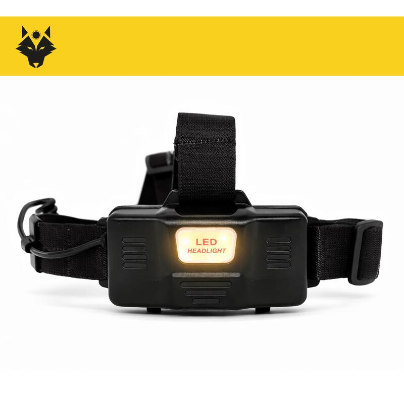 Lampe frontale rechargeable 1000 Lm, Batteries françaises reconditionnées 5/8