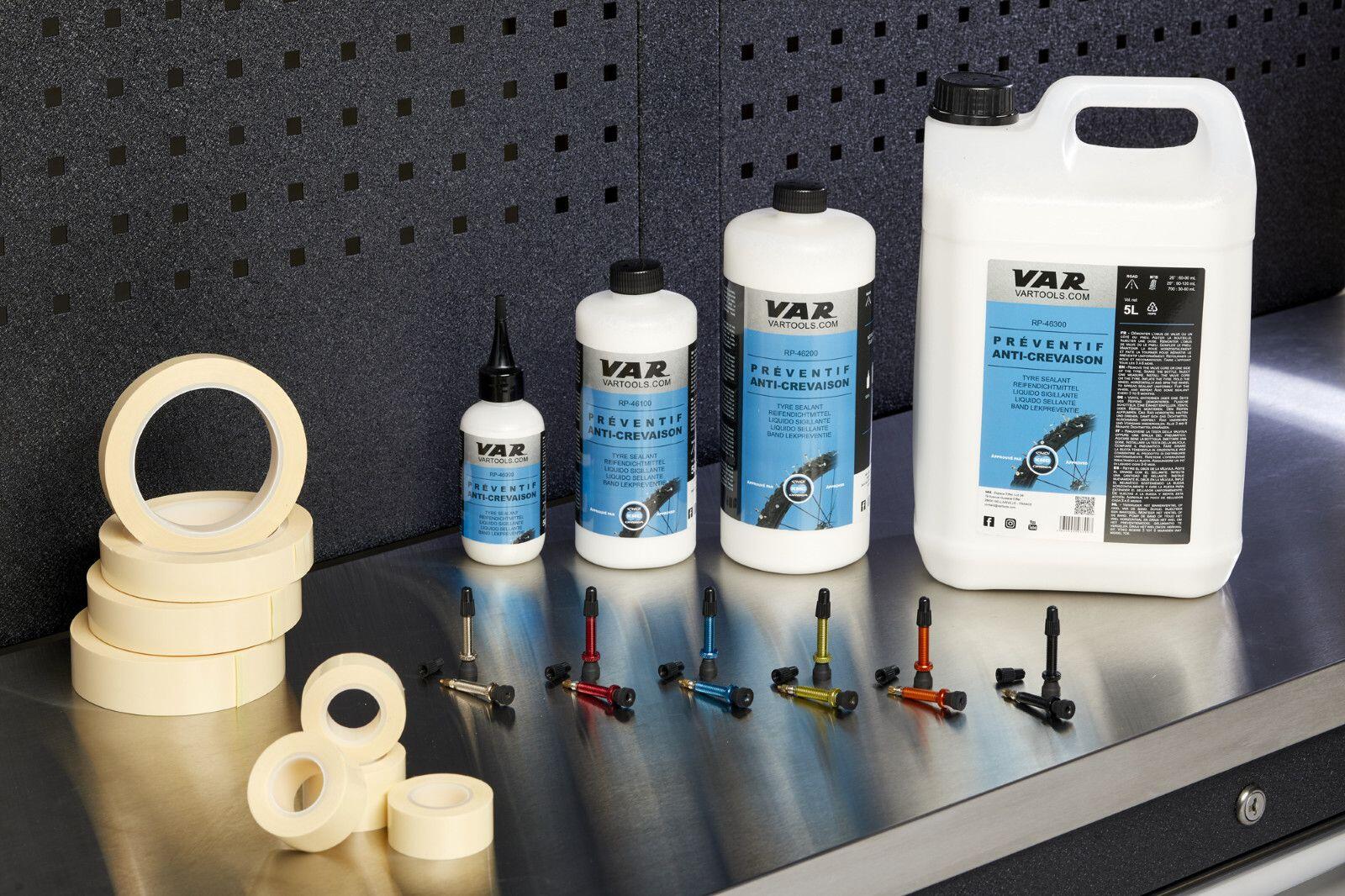 Válvulas Presta de aluminio Var 44 mm Negro 3/3
