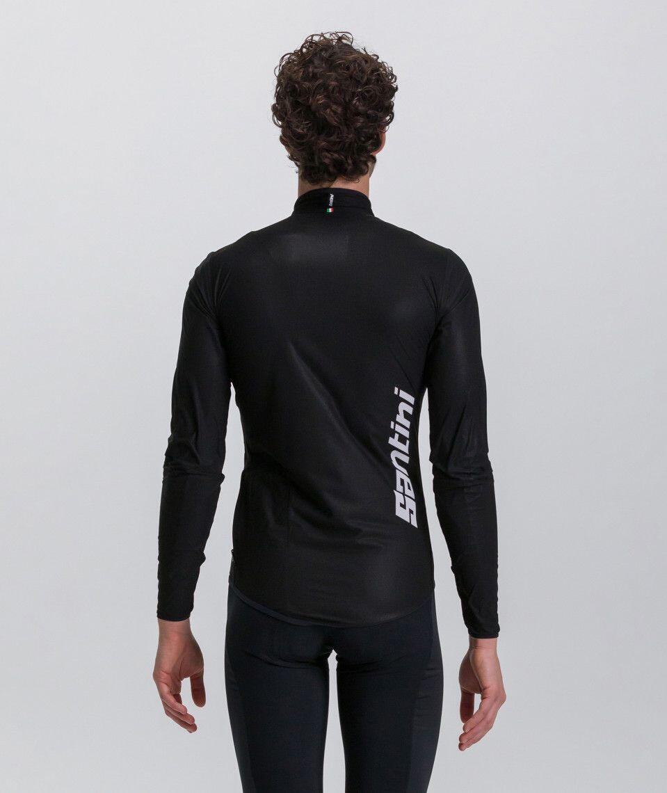 Santini Guard Nimbus Black Long Sleeve Jacket 3/4