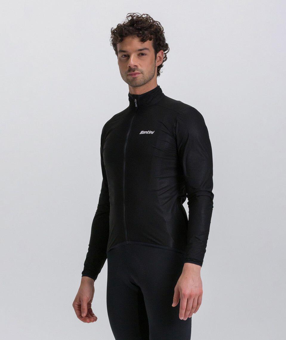 Santini Guard Nimbus Black Long Sleeve Jacket 2/4