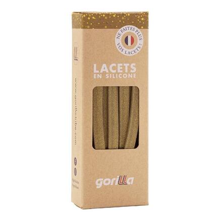 Lacets élastiques larges pour baskets sneakers silicone - noir