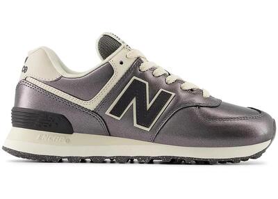 Sneakers donna 574 metallizzate