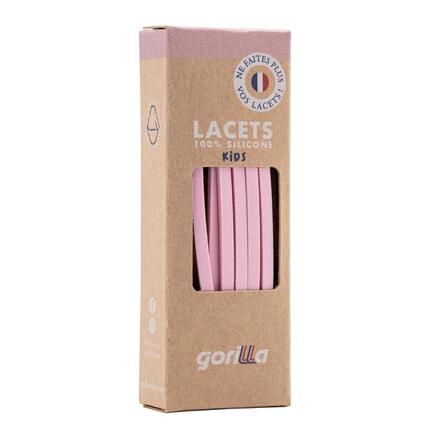 Lacets élastiques enfant pas besoin d’attacher baskets silicone - jaune fluo